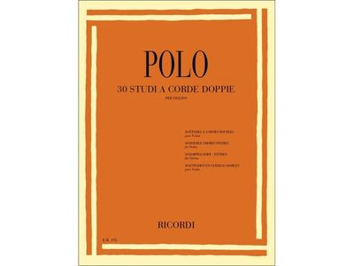Ricordi Polo - 30 Studi A Corde Doppie (Violin) 