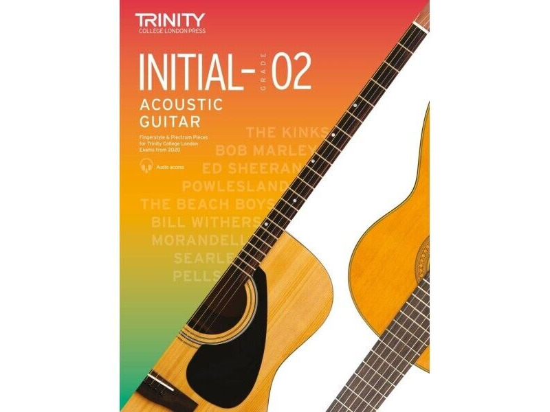 Trinity Acoustic Guitar Exam Pieces from 2020 (Initial-Grade 2) click to zoom image