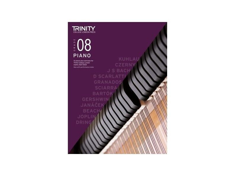Trinity Piano Exam from 2021 Grade 8 click to zoom image