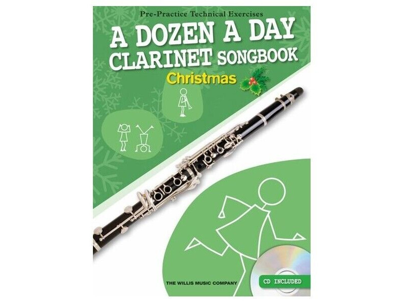 Willis Music A Dozen A Day Clarinet Songbook: Christmas click to zoom image