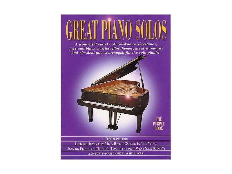 Wise Publications Great Piano Solos The Purple Book click to zoom image
