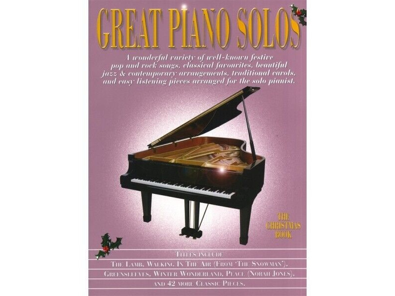 Wise Publications Great Piano Solos The Christmas Book click to zoom image