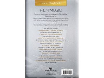 Wise Publications Piano Playbook: Film Music click to zoom image