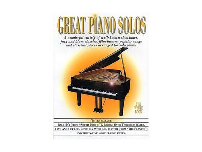 Wise Publications Great Piano Solos The White Book