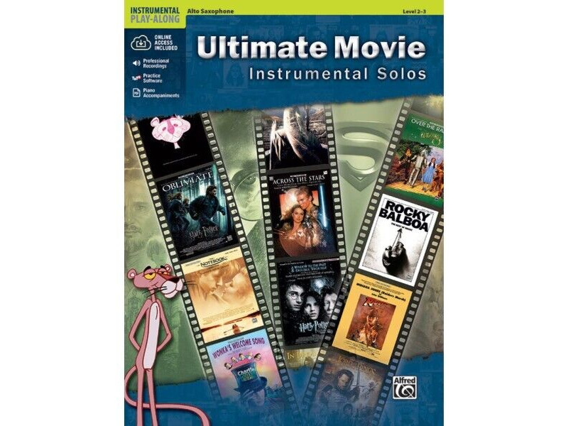 Alfred Music Ultimate Movie Instrumental Solos: Alto Saxophone click to zoom image