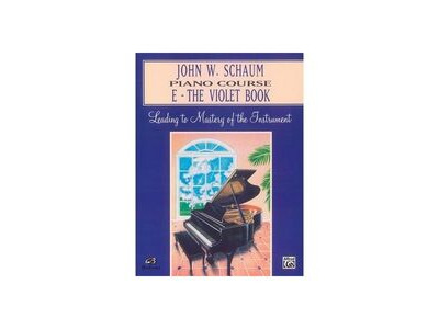 Alfred Music John W. Schaum Piano Course E The Violet Book 
