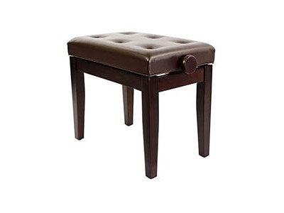 Boosey & Hawkes Luxury Adjustable Piano Stool Satin Rosewood 