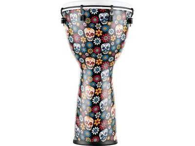 Meinl Alpine Series 12" Synthetic Djembe (Day of the Dead Finish) click to zoom image