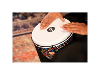 Meinl Alpine Series 12" Synthetic Djembe (Day of the Dead Finish) click to zoom image