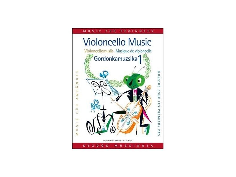 Editio Musica Budapest Violoncello Music for Beginners Book 1 click to zoom image