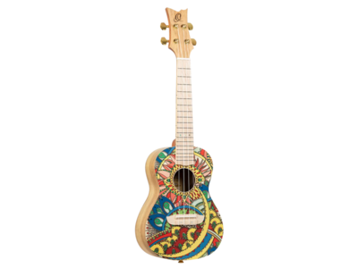 Ortega Art Series Mystic Indian Concert Size Ukulele 