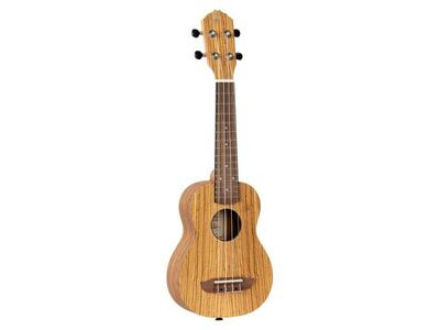 Ortega Timber Series Zebrawood Soprano Ukulele 