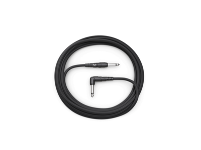 D'Addario Classic Series Instrument Cable, Right Angle Plug, 10 feet click to zoom image