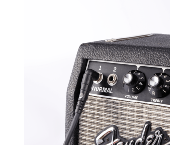 D'Addario Classic Series Instrument Cable, Right Angle Plug, 10 feet click to zoom image