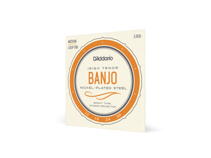 D'Addario EJ63i Irish Tenor Banjo Strings, Nickel, 12-36 click to zoom image