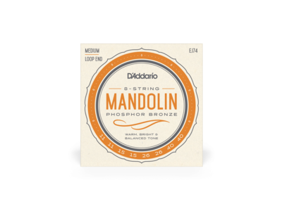 D'Addario Mandolin Strings, Phosphor Bronze, Medium, 11-40 click to zoom image