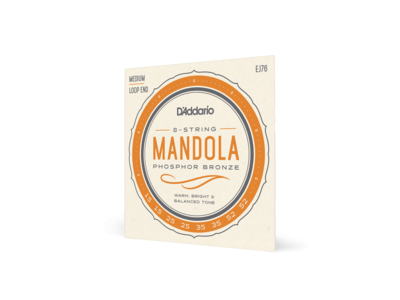 D'Addario Phosphor Bronze Mandola Strings, Medium, 15-52