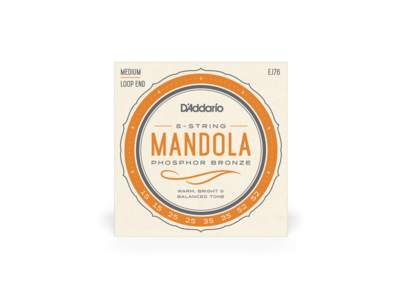 D'Addario Phosphor Bronze Mandola Strings, Medium, 15-52 click to zoom image
