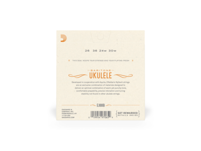 D'Addario Nyltech Ukulele Strings, Baritone click to zoom image