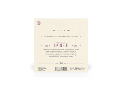 D'Addario Nyltech Ukulele Strings, Concert click to zoom image
