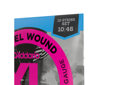 D'Addario Nickel Wound Electric Guitar Strings, 12-String, Regular Light, 10-46 click to zoom image