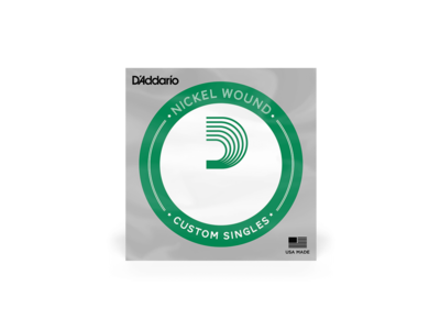 D'Addario Nickel Wound Electric Guitar Single String, .054 