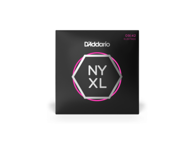D'Addario Nickel Wound Electric Guitar Strings, Super Light, 9-42 click to zoom image