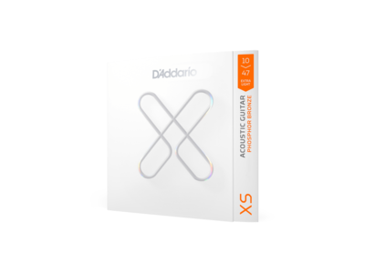 D'Addario 10-47 Extra Light, XS Phosphor Bronze Coated Acoustic Guitar Strings 