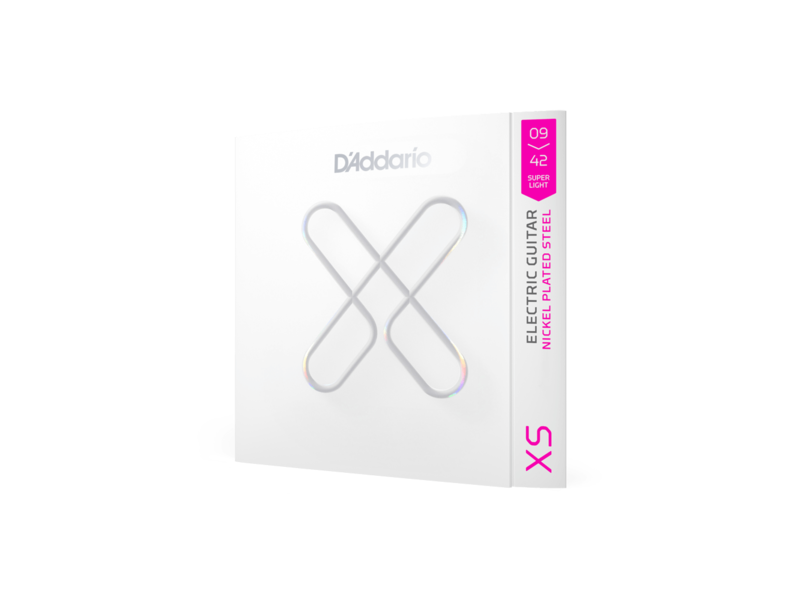D'Addario Nickel Wound Electric Guitar Strings, Super Light, 09-42 click to zoom image