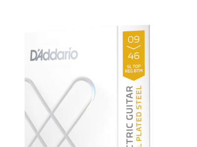 D'Addario Nickel Wound Electric Guitar Strings, Super Lt Top/Reg Btm, 09-46 click to zoom image