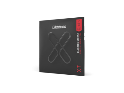 D'Addario XT Electric Nickel Plated Steel Electric Guitar Strings, Light Top/Heavy Bottom, 10-52 