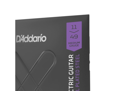 D'Addario XT Electric Nickel Plated Steel Electric Guitar Strings, Medium, 11-49 click to zoom image