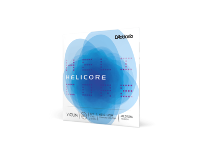 D'Addario Helicore Violin Single E String, 1/2 Scale, Medium Tension