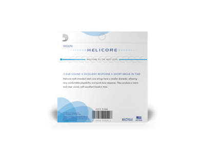 D'Addario Helicore Violin Single A String, 3/4 Scale, Medium Tension click to zoom image