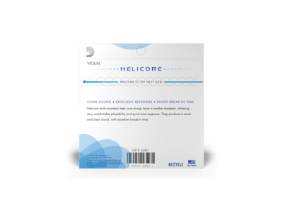 D'Addario Helicore Violin Single A String, 4/4 Scale, Heavy Tension click to zoom image