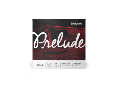 D'Addario Prelude Cello String Set, 1/2 Scale, Medium Tension click to zoom image