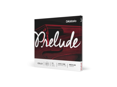 D'Addario Prelude Cello Single D String, 1/4 Scale, Medium Tension 