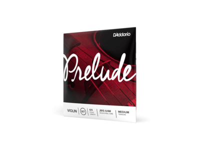 D'Addario Prelude Violin Single E String, 4/4 Scale, Medium Tension