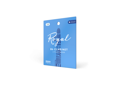 D'Addario Royal Bb Clarinet Reeds, 3-pack 