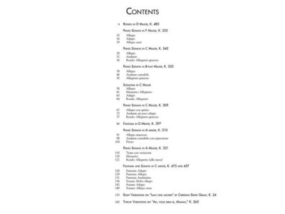 G Schirmer Mozart: Favorite Classical works click to zoom image