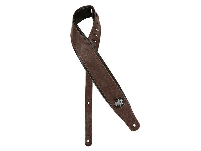 Gaucho Padded Series leather guitar strap click to zoom image