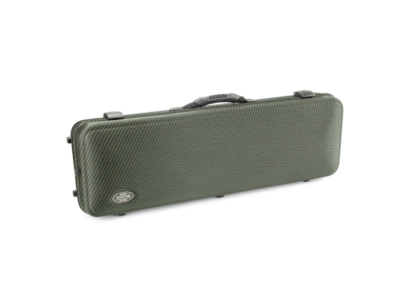 Jakob Winters Violin Oblong Case Carbon Green click to zoom image