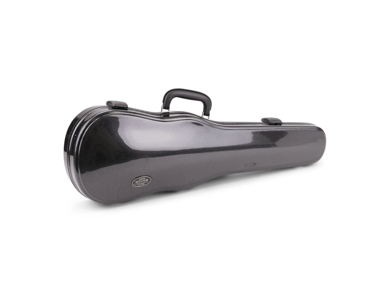 Jakob Winters Violin Shaped Case Thermoshock Carbon Grey click to zoom image
