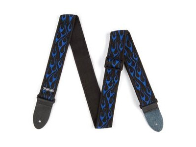 Dunlop D3811RD Flambe Blue Strap click to zoom image