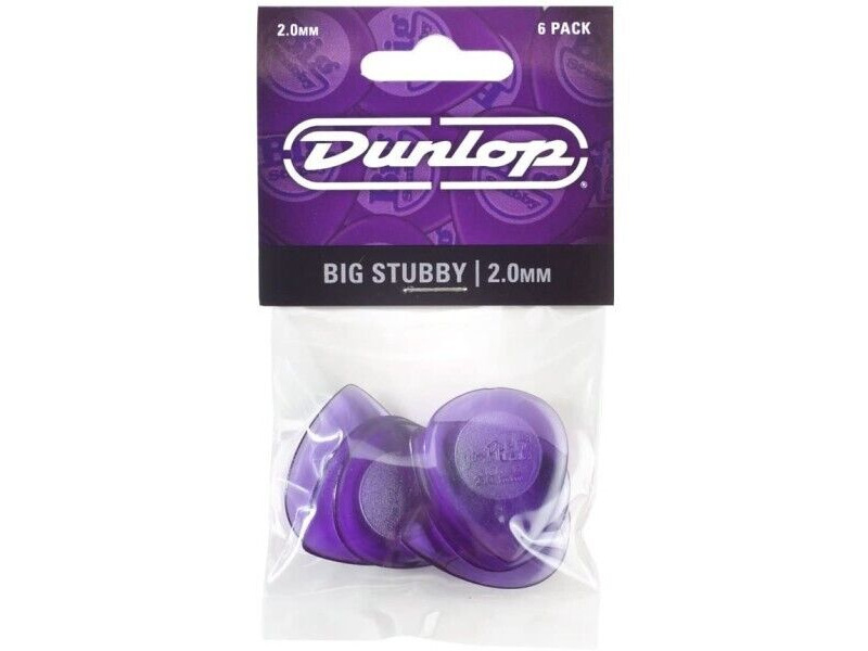 Dunlop Big Stubby Picks 2.0mm click to zoom image