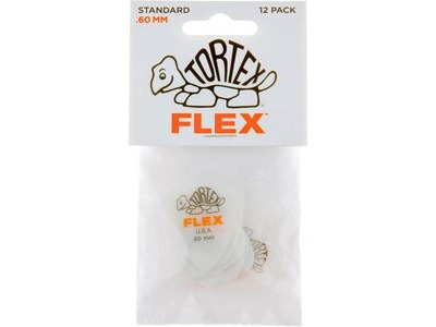 Dunlop Jim Dunlop Tortex Flex 428P.60 Guitar Picks Pk of 12 click to zoom image