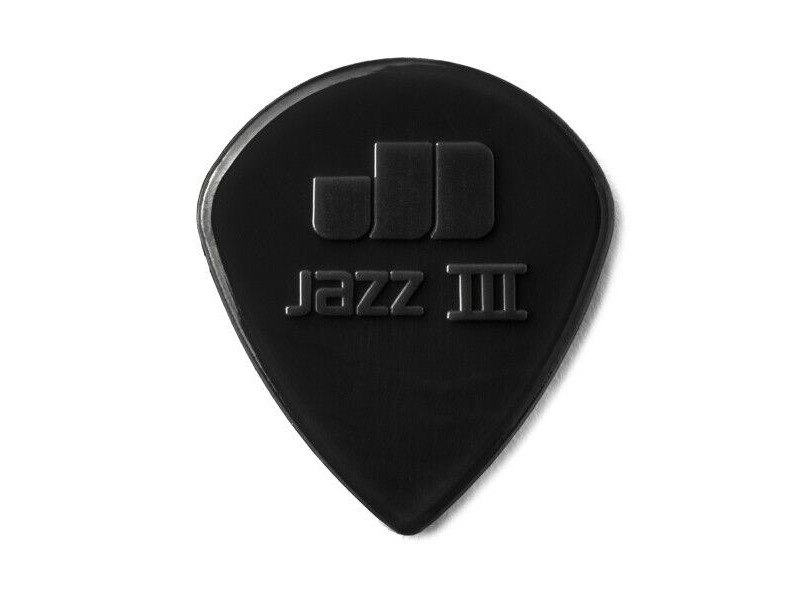 Dunlop Nylon jazz III Stiffo 6 Pack plectrums click to zoom image