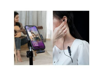 Joyo JW-05M Wireless Livestream Mini Mic USB-C click to zoom image