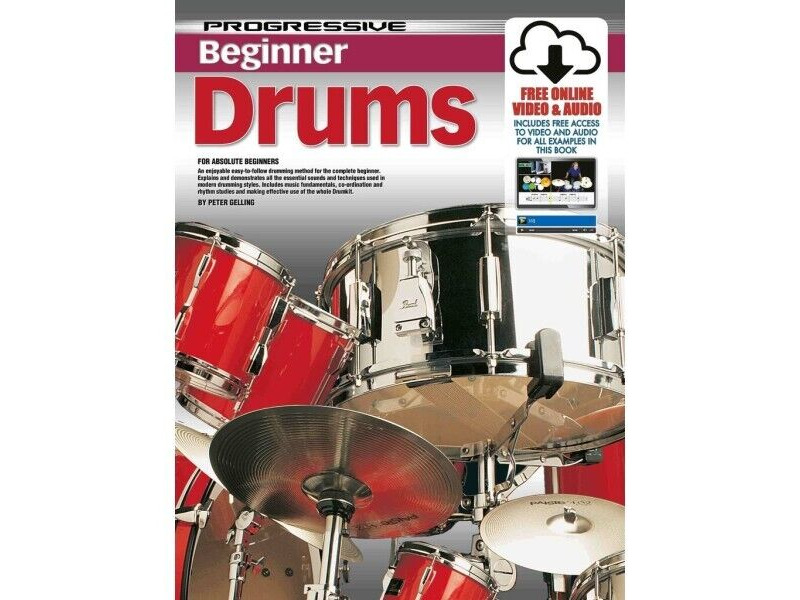Progressive Beginner Drums click to zoom image