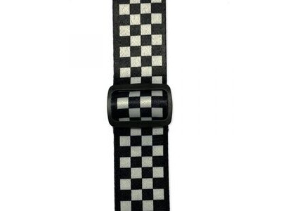 RockYou Black & White Checker Guitar strap S12032 click to zoom image
